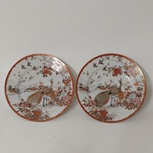 Vintage Japanese porcelain plates